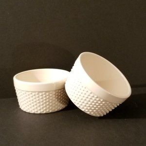 RAMEKINS (2) NEW -- BONE WHITE